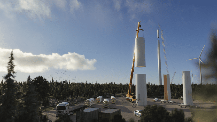 Stora Enso and Modvion Partner to Expand the use of Wood for Wind Turbine Towers